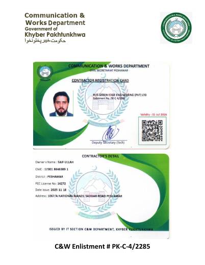 Contractor enlistment document preview