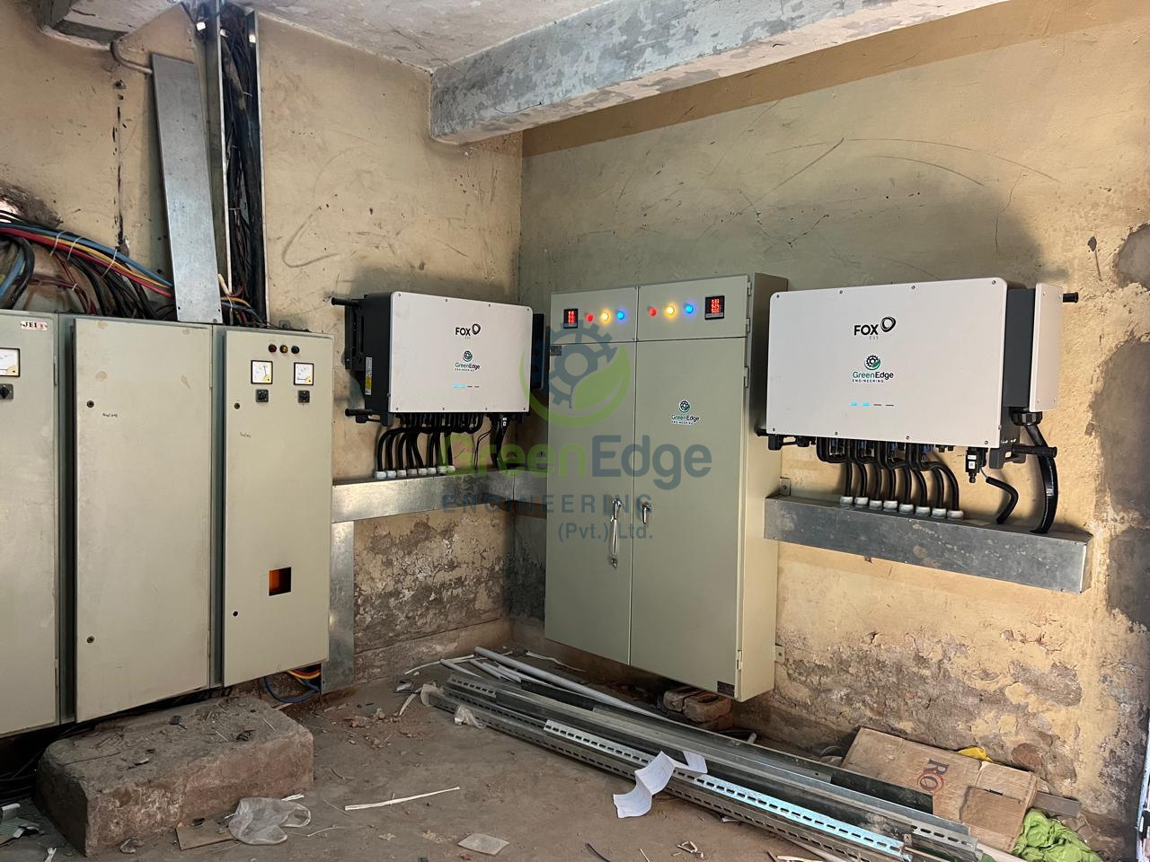 Inverter installation and associated panels