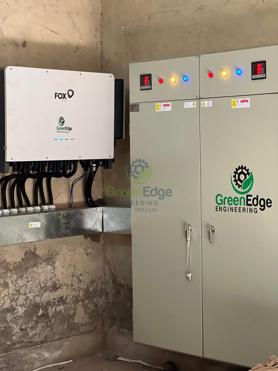 Green Edge electrical distribution cabinet