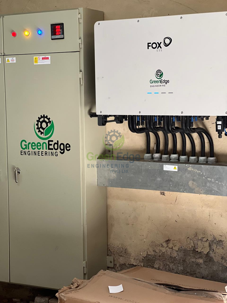 FOX inverter and electrical cabinet detail